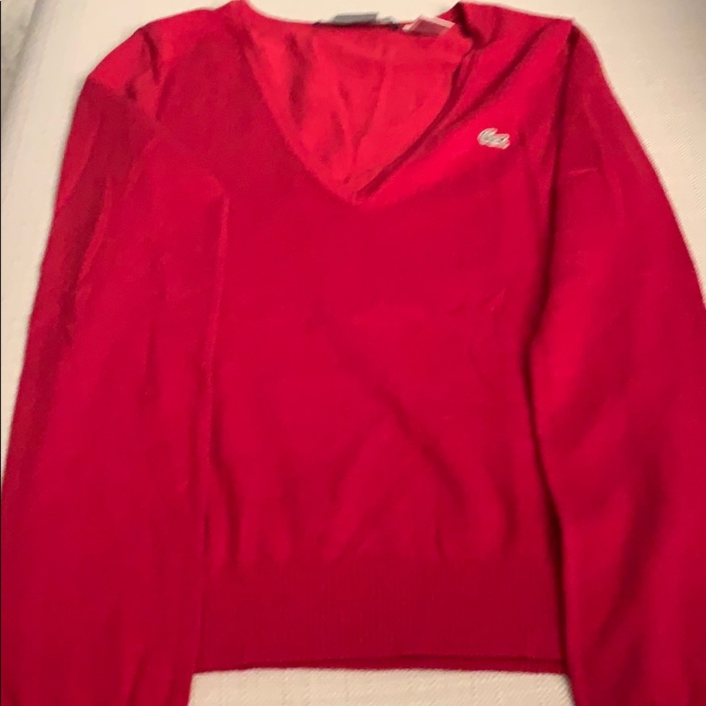 Lacoste V neck pullover